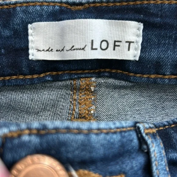Loft Vintage Dark Wash Skinny Jeans Size 25/0 Great condition. - Picture 4 of 4